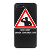 body under construction road sign iPhone 7 Plus Case