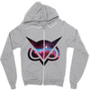 black Zipper Hoodie