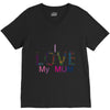 i love my mum colorful V-Neck Tee