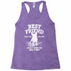 Best Friend Pug Racerback Tank