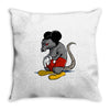 mickey rat Throw Pillow