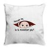 November Peeking Out Baby Boy Throw Pillow