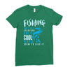 fishing isn't for everyone Ladies Fitted T-Shirt