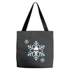 skull snowflakes alternative christmas jumper Tote Bags