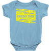 danger danger friend zone funny slogan Baby Onesie