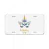 birthday unicorn family series birthday boy License Plate