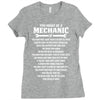 You Might Be A Mechanic If Ladies Fitted T-Shirt