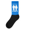never dive alone scuba diving Socks