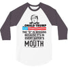 Donald trump The D Is Missing 3/4 Sleeve Shirt