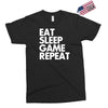eat sleep game repeat Exclusive T-shirt