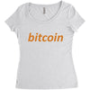 bitcoin Women's Triblend Scoop T-shirt