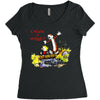 calvin hobbes Women's Triblend Scoop T-shirt