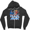 rock man Zipper Hoodie