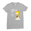 Homer Simpson Ladies Fitted T-Shirt