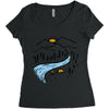quiet place Women's Triblend Scoop T-shirt