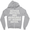 freelance artist advertising Zipper Hoodie