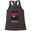 Class of 2017 Proud GrandMother Graduation Racerback Tank