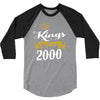 kings are born in 2000 3/4 Sleeve Shirt