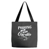 fishing is my cardio Tote Bags