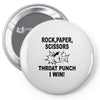 throat punch i win Pin-back button