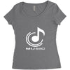 music3 Women's Triblend Scoop T-shirt
