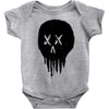 trickle skull Baby Onesie