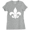 fleur de lis sticker vinyl Ladies Fitted T-Shirt