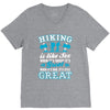 Hiking ıs Like Sex V-Neck Tee