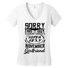 This Guy Is Taken By A Super Sexy November Girlfriend Women's V-Neck T-Shirt