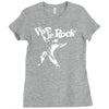 vive le rock! little richard black Ladies Fitted T-Shirt
