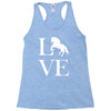 horse love Racerback Tank