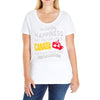 you can't buy happiness but you can live in canada Ladies Curvy T-Shirt