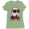 hipster trooper Ladies Fitted T-Shirt
