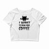 coffee drinkers Crop Top