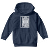 qr composition Youth Hoodie