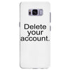 delete your account Samsung Galaxy S8 Plus