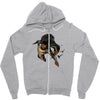 midnight flight Zipper Hoodie