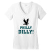 Philly Dilly Women's V-Neck T-Shirt