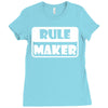 rule maker Ladies Fitted T-Shirt