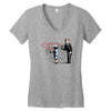 banksy bat Women's V-Neck T-Shirt