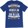 Super Cool Mother In Law Of A Freaking Awesome Son In Law T-Shirt
