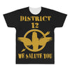 District 12 We Salute You All Over Men's T-shirt