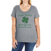 irish today hungover tomorrow Ladies Curvy T-Shirt