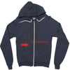 hall bad Zipper Hoodie