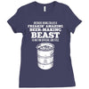 home brewing is a life skill Ladies Fitted T-Shirt