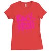 rock music r2 Ladies Fitted T-Shirt