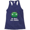 He Will Kill Again Racerback Tank
