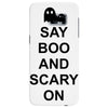 say boo and scary on 2 Samsung Galaxy S7 Edge