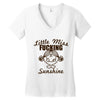little miss fucking sunshine Women's V-Neck T-Shirt