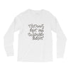 tattoos got me swiping right girls Long Sleeve Shirts